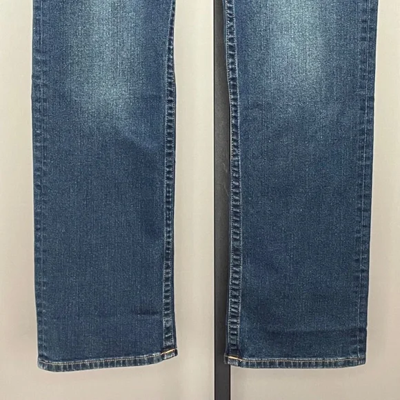 NEW True Religion Jeans Mens 33 blue denim Ricky straight leg designer casual - Picture 3 of 13